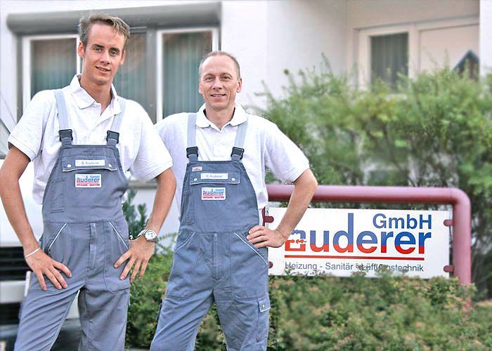 Benjamin Auderer und Geschäftsführer Uwe Auderer